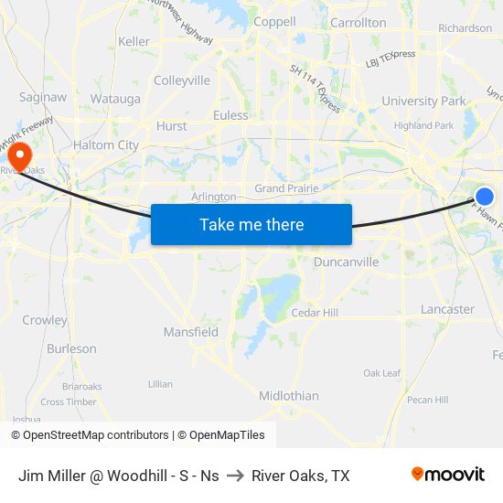 Jim Miller @ Woodhill - S - Ns to River Oaks, TX map