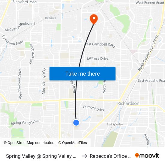 Spring Valley @ Spring Valley Plz - W - FS to Rebecca's Office in OGS map