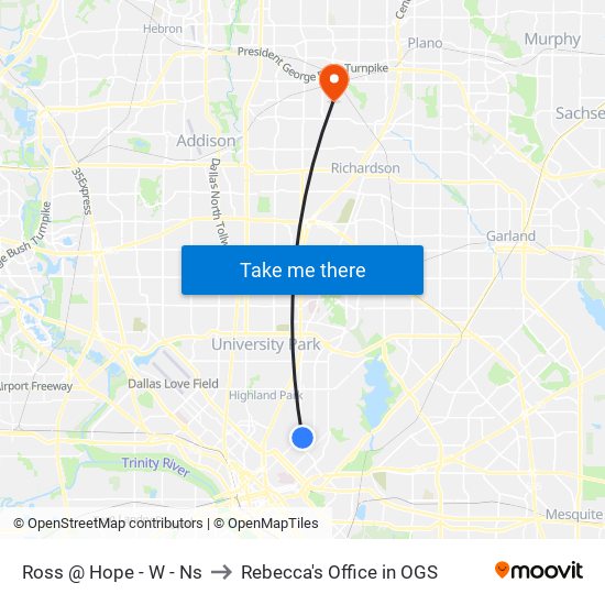 Ross @ Hope - W - Ns to Rebecca's Office in OGS map