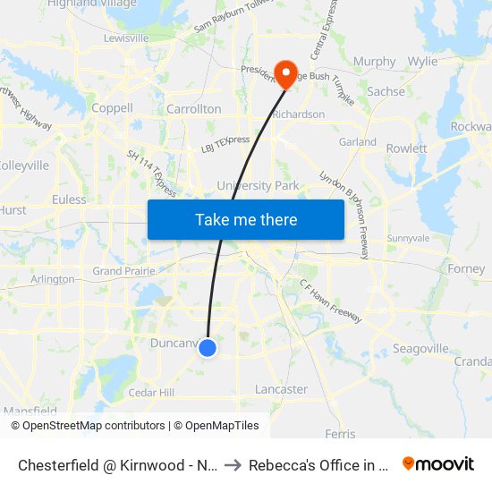 Chesterfield @ Kirnwood - N - FS to Rebecca's Office in OGS map