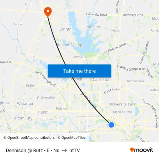 Dennison @ Rutz - E - Ns to ntTV map