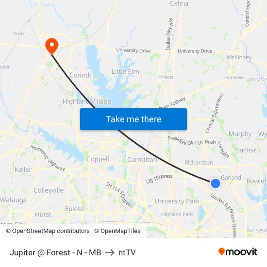 Jupiter @ Forest - N - MB to ntTV map