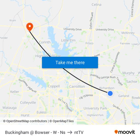 Buckingham @ Bowser - W - Ns to ntTV map