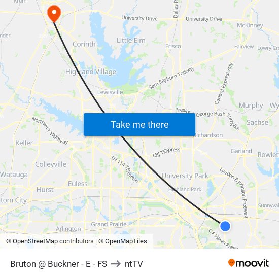 Bruton @ Buckner - E - FS to ntTV map