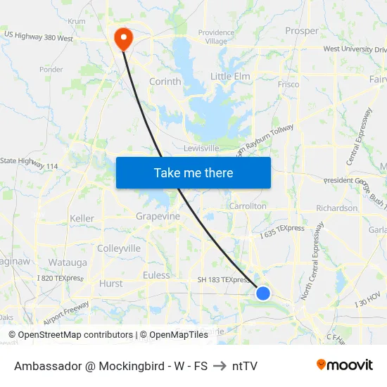 Ambassador @ Mockingbird - W - FS to ntTV map