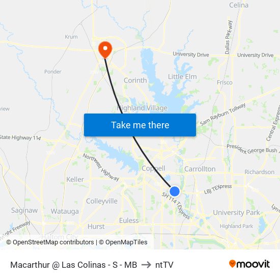 Macarthur @ Las Colinas - S - MB to ntTV map