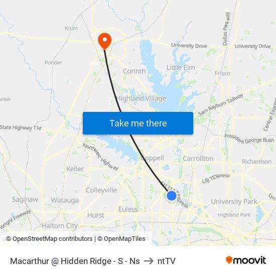 Macarthur @ Hidden Ridge - S - Ns to ntTV map