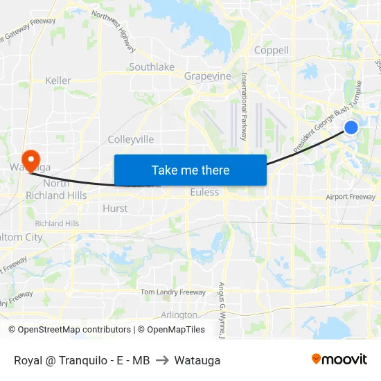 Royal @ Tranquilo - E - MB to Watauga map