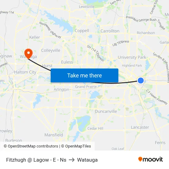 Fitzhugh @ Lagow - E - Ns to Watauga map