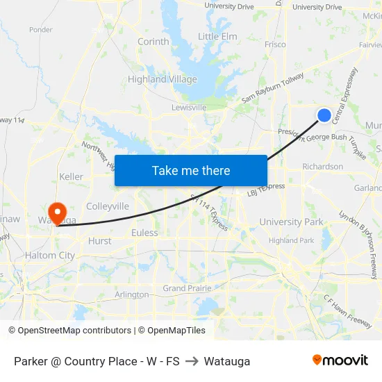 Parker @ Country Place - W - FS to Watauga map