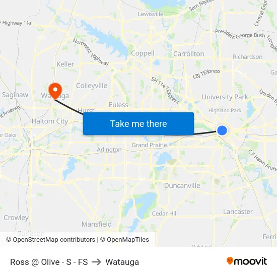 Ross @ Olive - S - FS to Watauga map