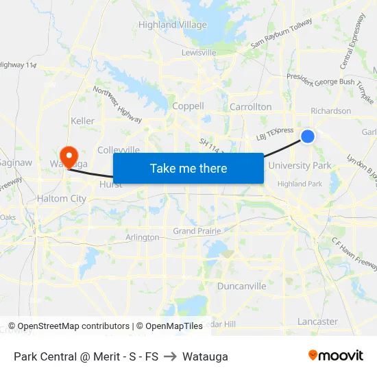 Park Central @ Merit - S - FS to Watauga map