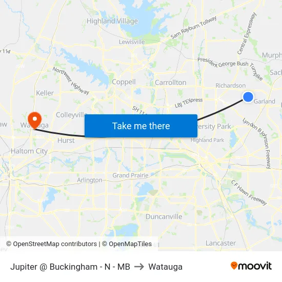 Jupiter @ Buckingham - N - MB to Watauga map
