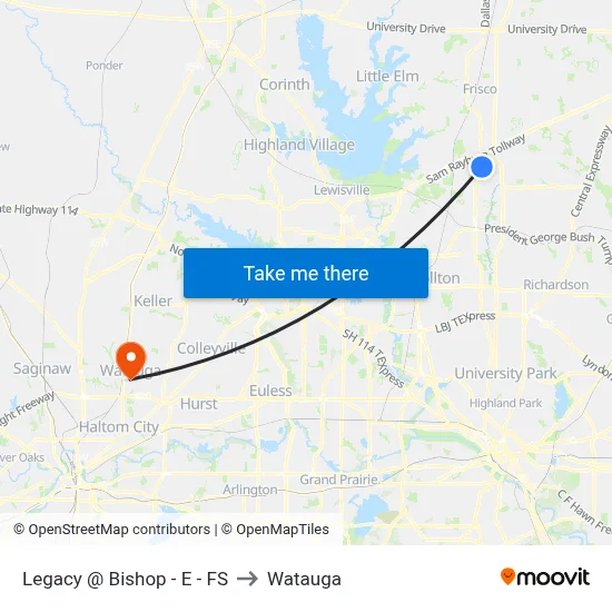Legacy @ Bishop - E - FS to Watauga map
