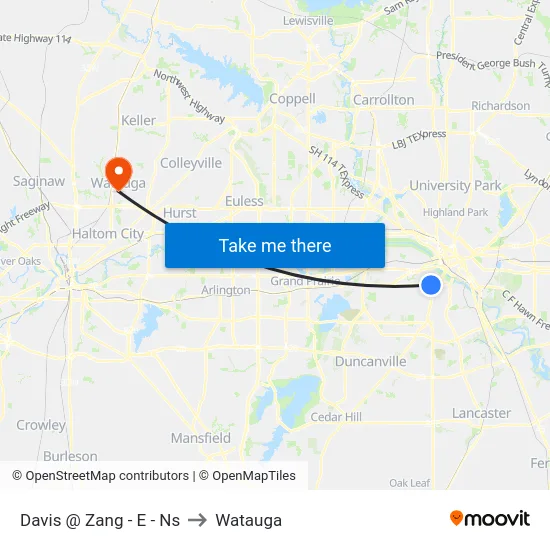 Davis @ Zang - E - Ns to Watauga map