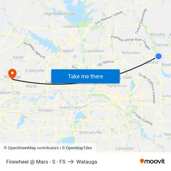 Firewheel @ Mars - S - FS to Watauga map