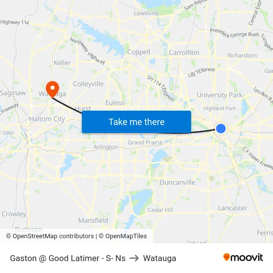 Gaston @ Good Latimer - S- Ns to Watauga map
