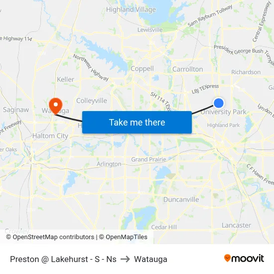 Preston @ Lakehurst - S - Ns to Watauga map