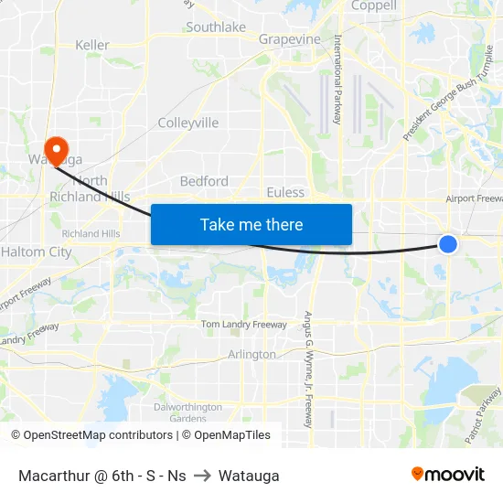 Macarthur @ 6th - S - Ns to Watauga map