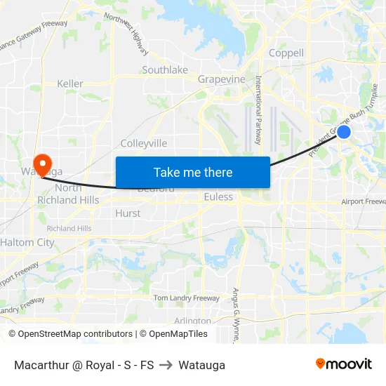 Macarthur @ Royal - S - FS to Watauga map