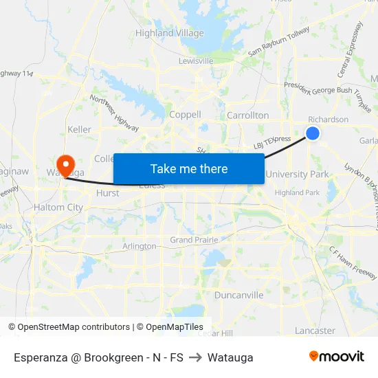 Esperanza  @ Brookgreen - N - FS to Watauga map