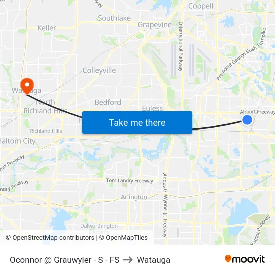 Oconnor @ Grauwyler - S - FS to Watauga map
