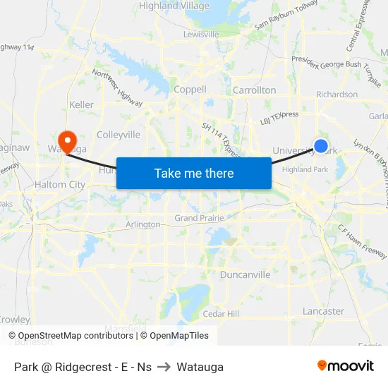 Park @ Ridgecrest - E - Ns to Watauga map