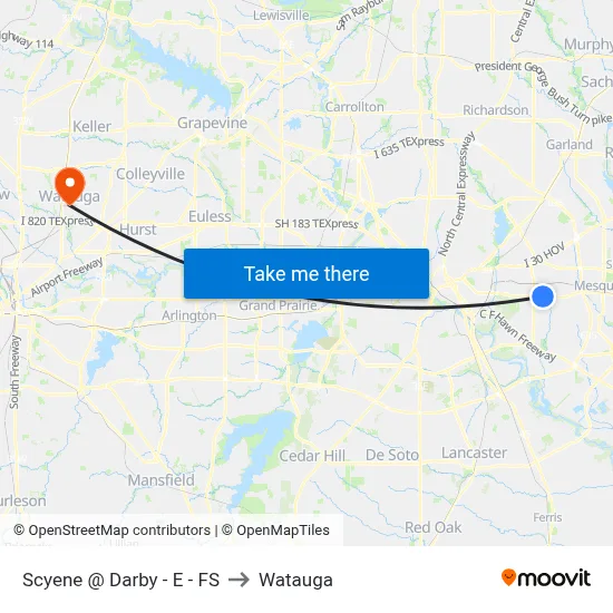 Scyene @ Darby - E - FS to Watauga map