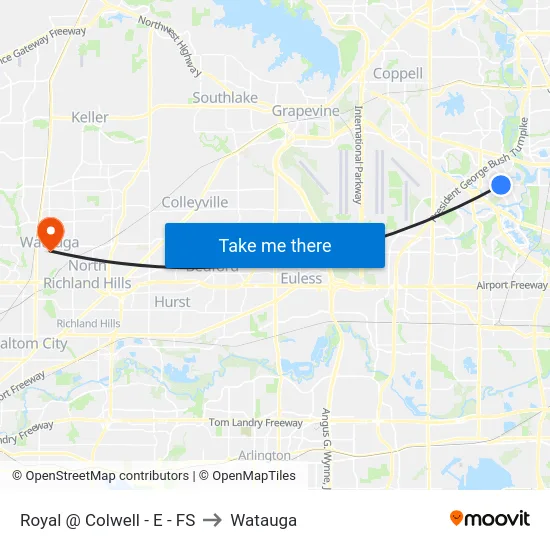 Royal @ Colwell - E - FS to Watauga map