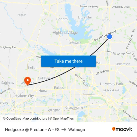 Hedgcoxe @ Preston - W - FS to Watauga map