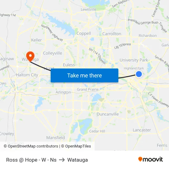 Ross @ Hope - W - Ns to Watauga map