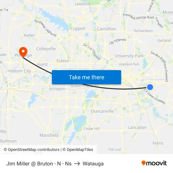Jim Miller @ Bruton - N - Ns to Watauga map