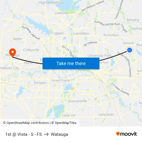 1st @ Vista - S - FS to Watauga map