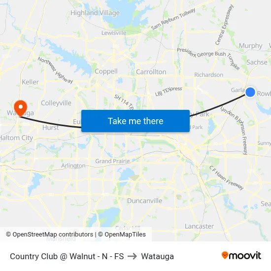 Country Club @ Walnut - N - FS to Watauga map