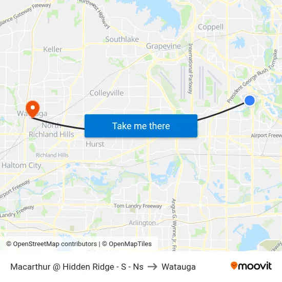 Macarthur @ Hidden Ridge - S - Ns to Watauga map
