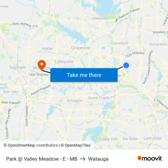 Park @ Valley Meadow - E - MB to Watauga map