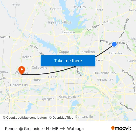 Renner @ Greenside - N - MB to Watauga map