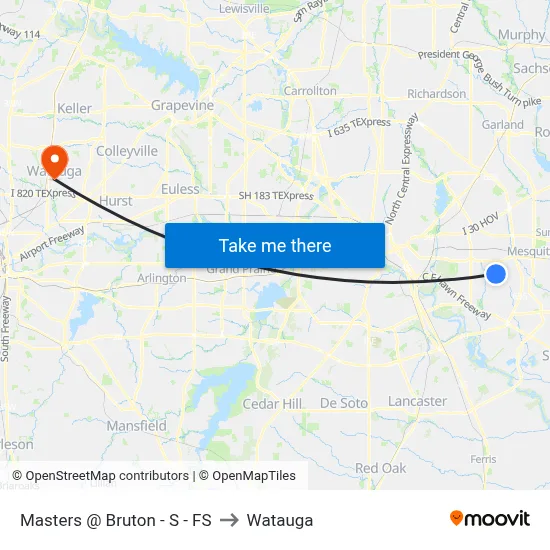 Masters @ Bruton - S - FS to Watauga map