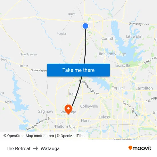 The Retreat to Watauga map