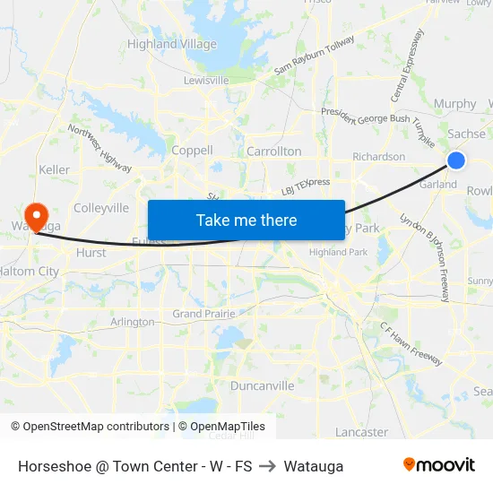 Horseshoe @ Town Center - W - FS to Watauga map