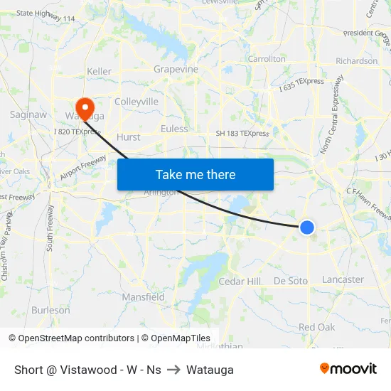 Short @ Vistawood - W - Ns to Watauga map