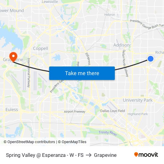 Spring Valley @ Esperanza - W - FS to Grapevine map