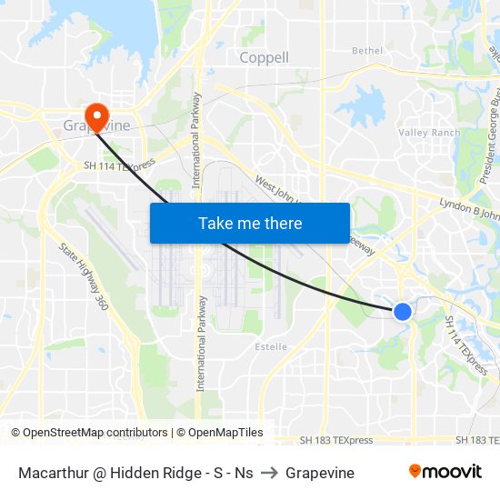 Macarthur @ Hidden Ridge - S - Ns to Grapevine map