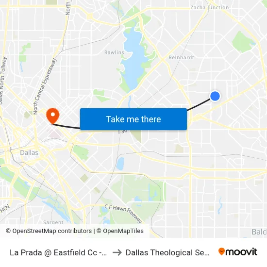 La Prada @ Eastfield Cc - S - Ns to Dallas Theological Seminary map