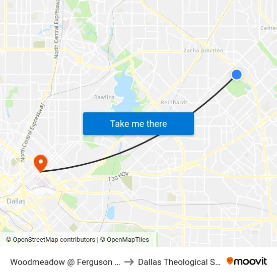 Woodmeadow @ Ferguson - W - Mb7 to Dallas Theological Seminary map