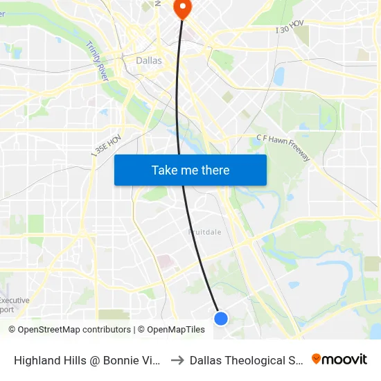 Highland Hills @ Bonnie View - E - FS to Dallas Theological Seminary map