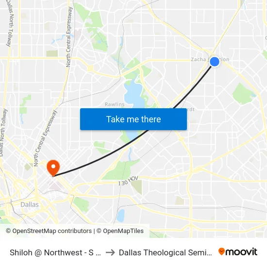 Shiloh @ Northwest - S - FS to Dallas Theological Seminary map