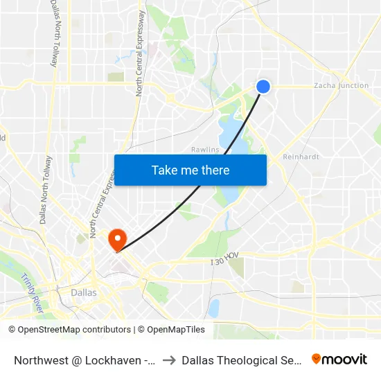 Northwest @ Lockhaven - W - Ns to Dallas Theological Seminary map
