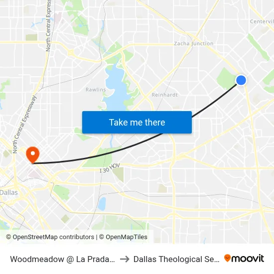 Woodmeadow @ La Prada - W - FS to Dallas Theological Seminary map
