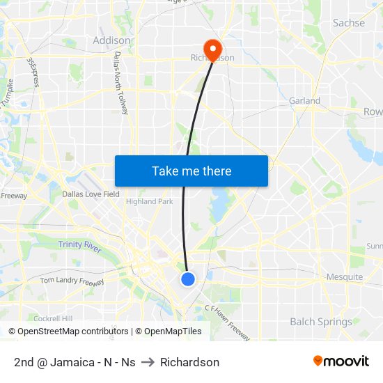 2nd @ Jamaica - N - Ns to Richardson map